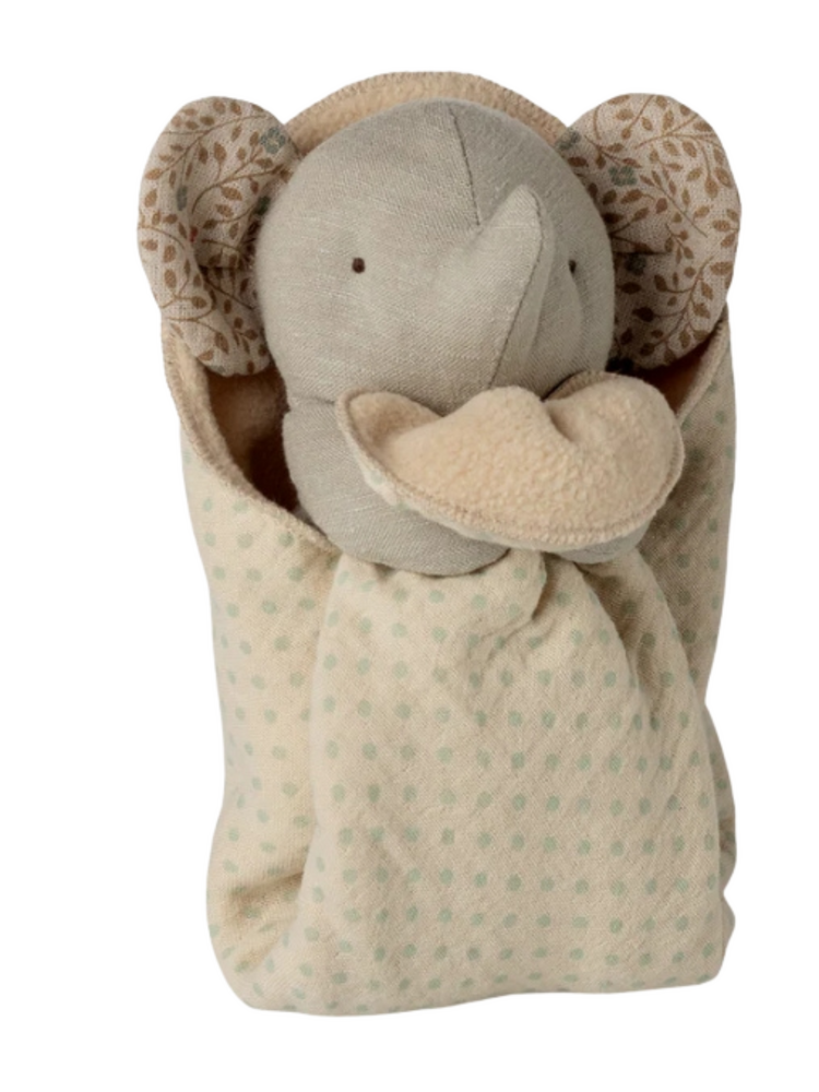 Maileg Lullaby Friends, Elephant, Mini - Iron Grey