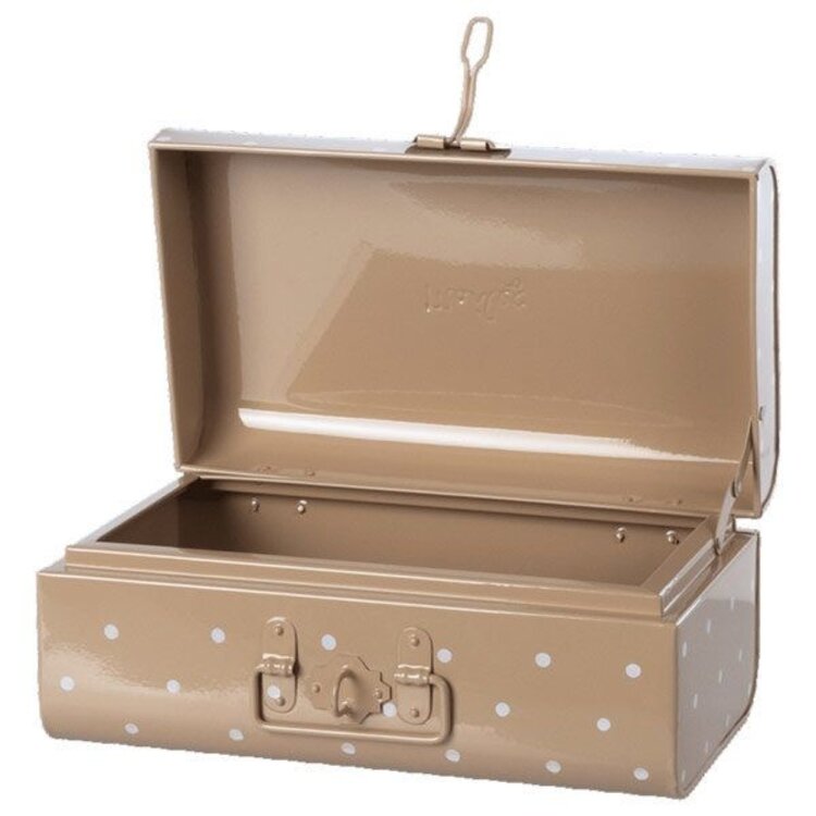 Maileg Storage Suitcase, Small - Rose w. Dots