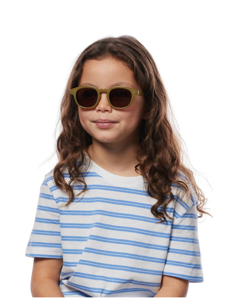 Izipizi #C Kids+ Sunglasses - Olive 5-7Y