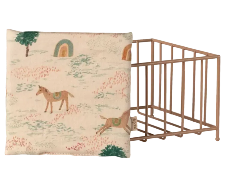 Maileg Playpen, Micro - Dark Powder