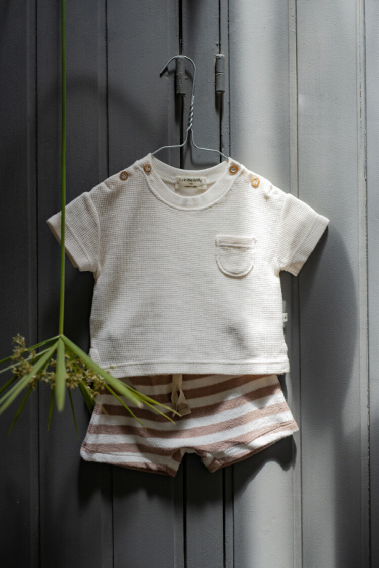 1+ in the family Feres Striped Short - Taupe