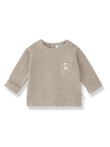 1+ in the family Brantes L.Sleeve Pocktet T-shirt - Beige