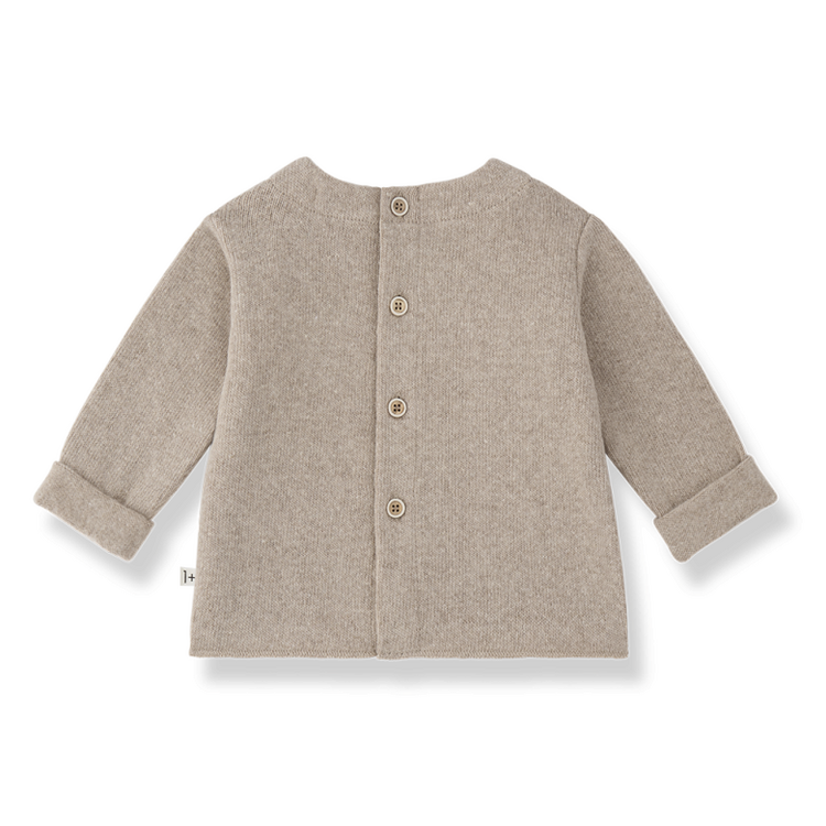 1+ in the family Brantes L.Sleeve Pocktet T-shirt - Beige