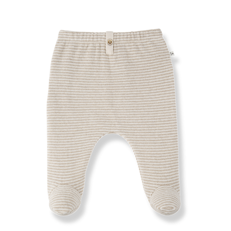 1+ in the family Arras Leggings w/Feet - Beige