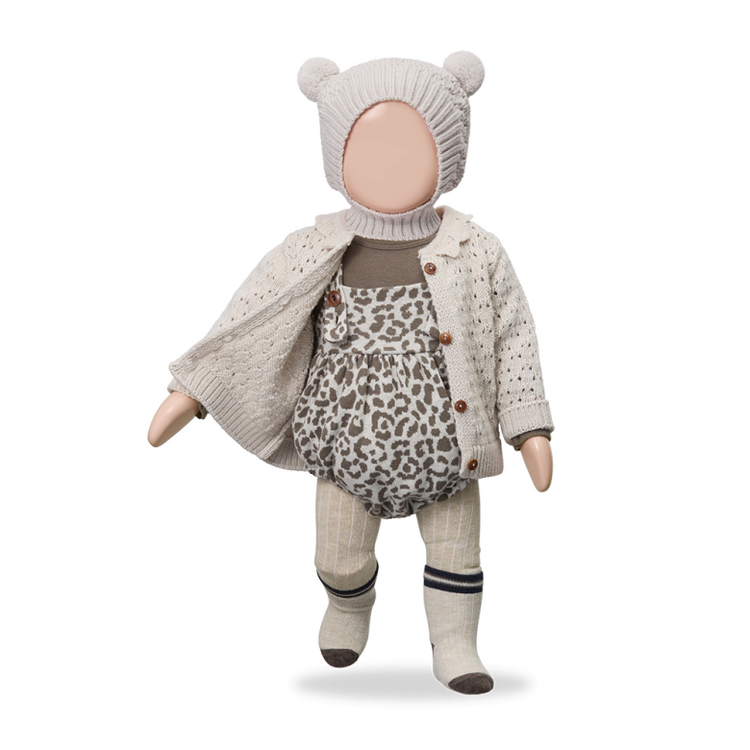 1+ in the family Nimes Girly Cardigan - Rice