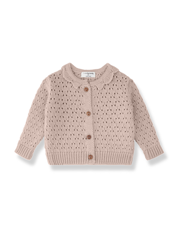 1+ in the family Nimes Girly Cardigan - Nude