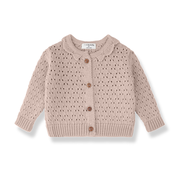 1+ in the family Nimes Girly Cardigan - Nude