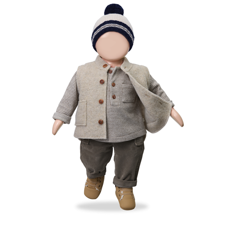 1+ in the family Belluno Vest - Beige