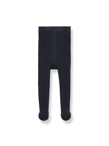 1+ in the family Siracusa Ribbed Tights - Blue