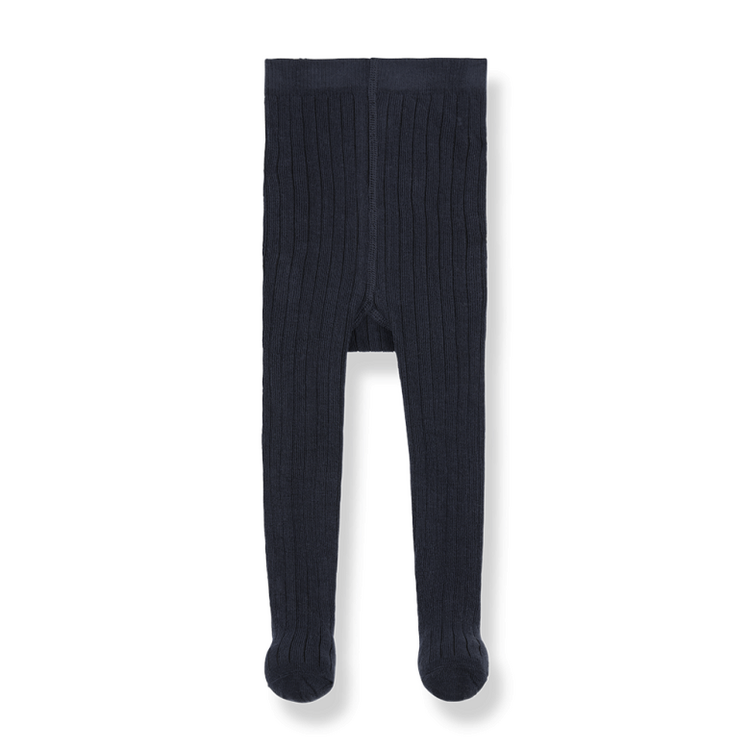 1+ in the family Siracusa Ribbed Tights - Blue