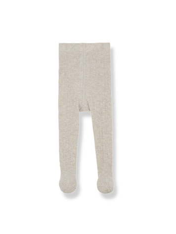 1+ in the family Siracusa Ribbed Tights - Rice