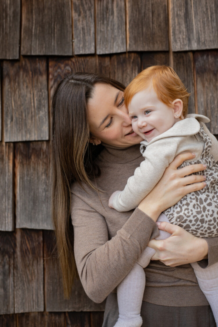 1+ in the family Siracusa Ribbed Tights - Rice