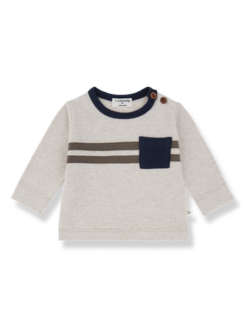 1+ in the family Palermo Pocket T-shirt - Rice