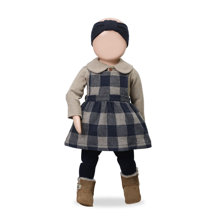 1+ in the family Venezia Pinafore Dress - Blue