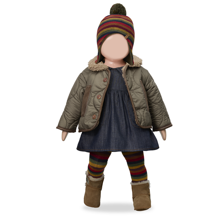 1+ in the family Emerald Padded Jacket - Khaki
