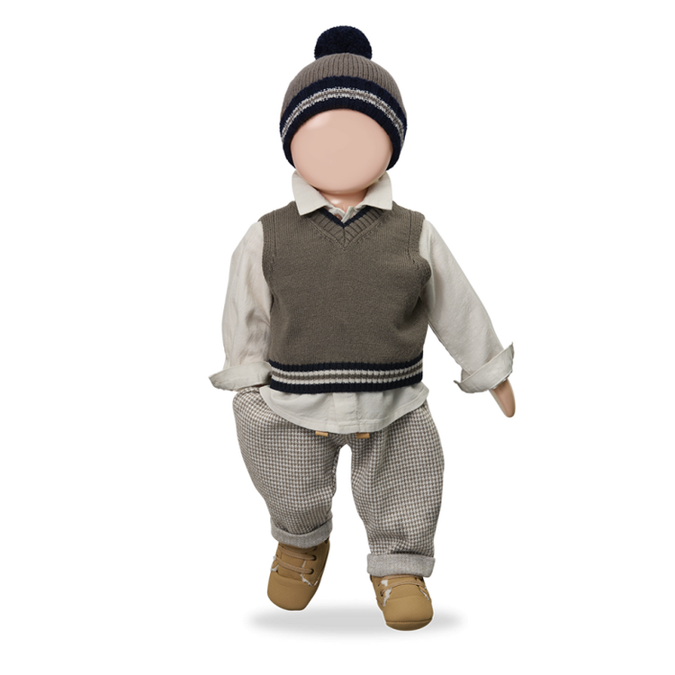 1+ in the family Napoli Pants - Dark Taupe