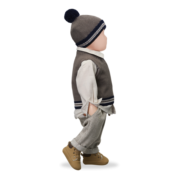 1+ in the family Napoli Pants - Dark Taupe