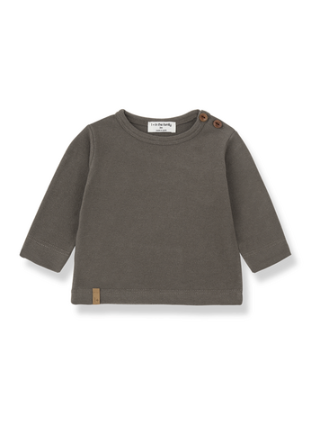 1+ in the family Tom L.Sleeve T-shirt - Dark-Taupe