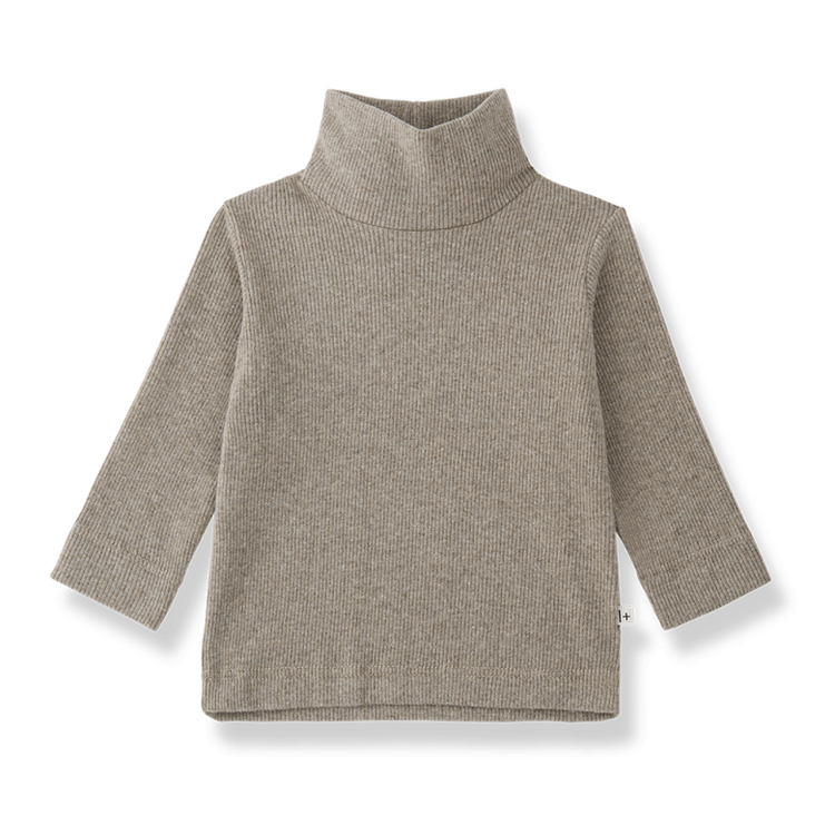 1+ in the family Lodi Turtle Neck T-shirt - Canapa