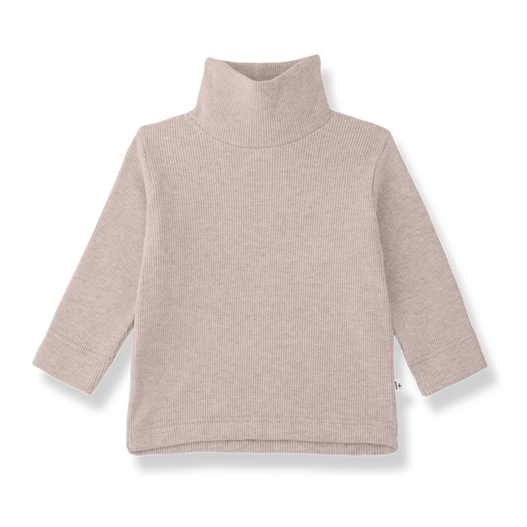 1+ in the family Lodi Turtle Neck T-shirt - Nude