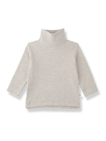 1+ in the family Lodi Turtle Neck T-shirt - Rice