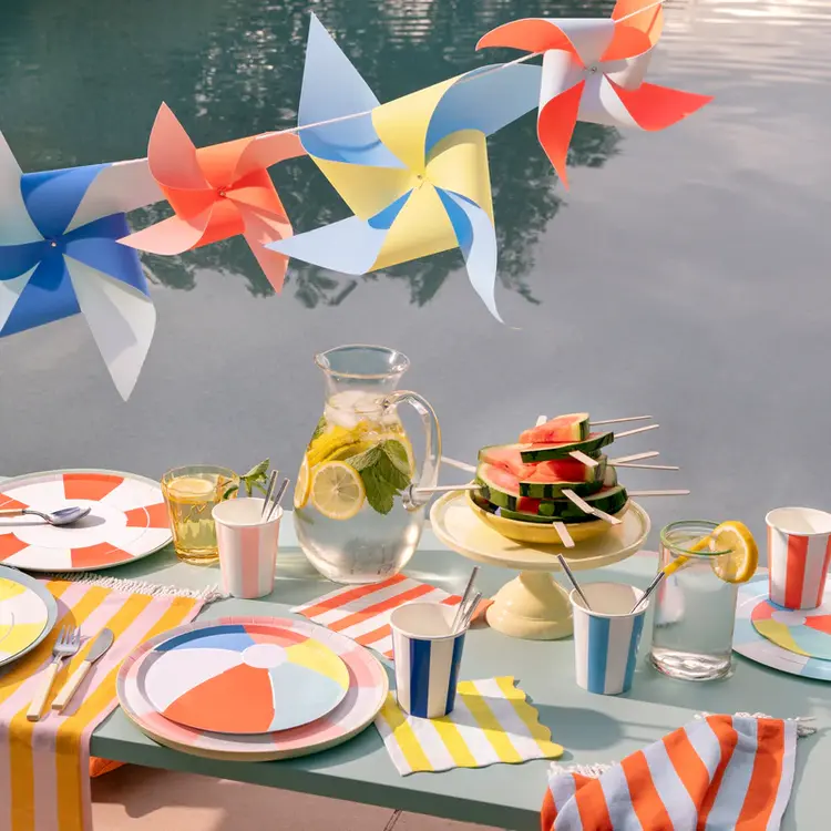 Meri Meri Pool Float Dinner Plates