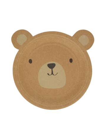 Meri Meri Woodland Bear Plates