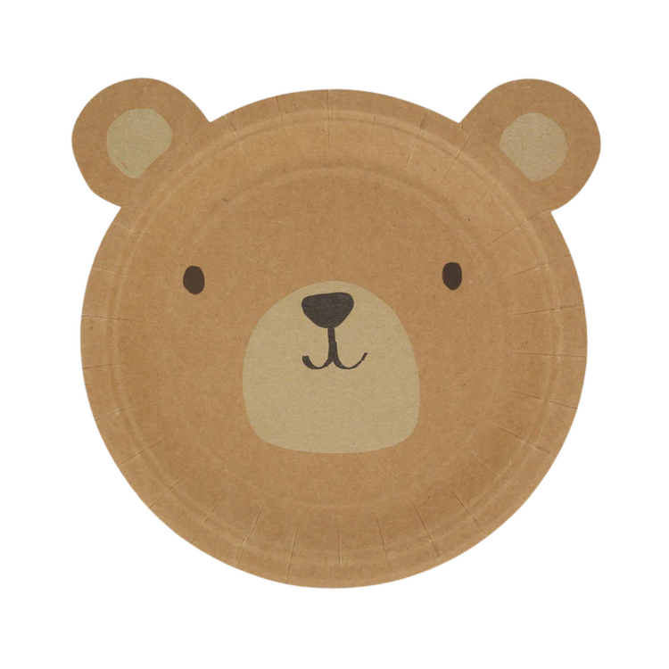 Meri Meri Woodland Bear Plates