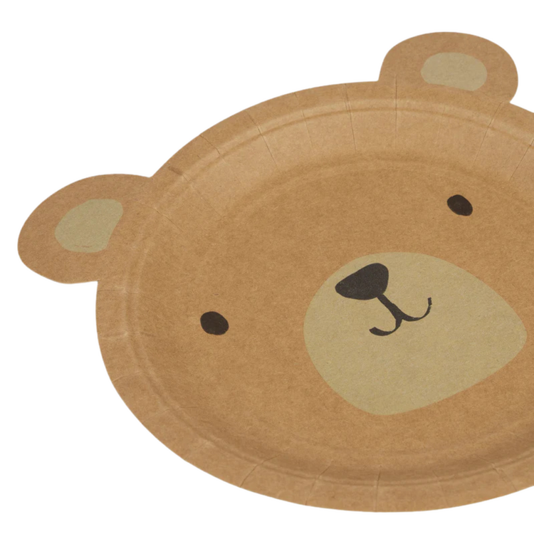 Meri Meri Woodland Bear Plates