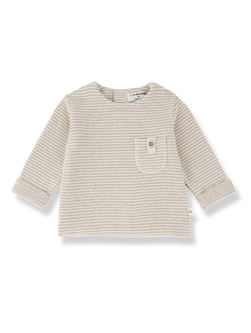 1+ in the family Belfort L.Sleeve Pocket T-shirt - Beige