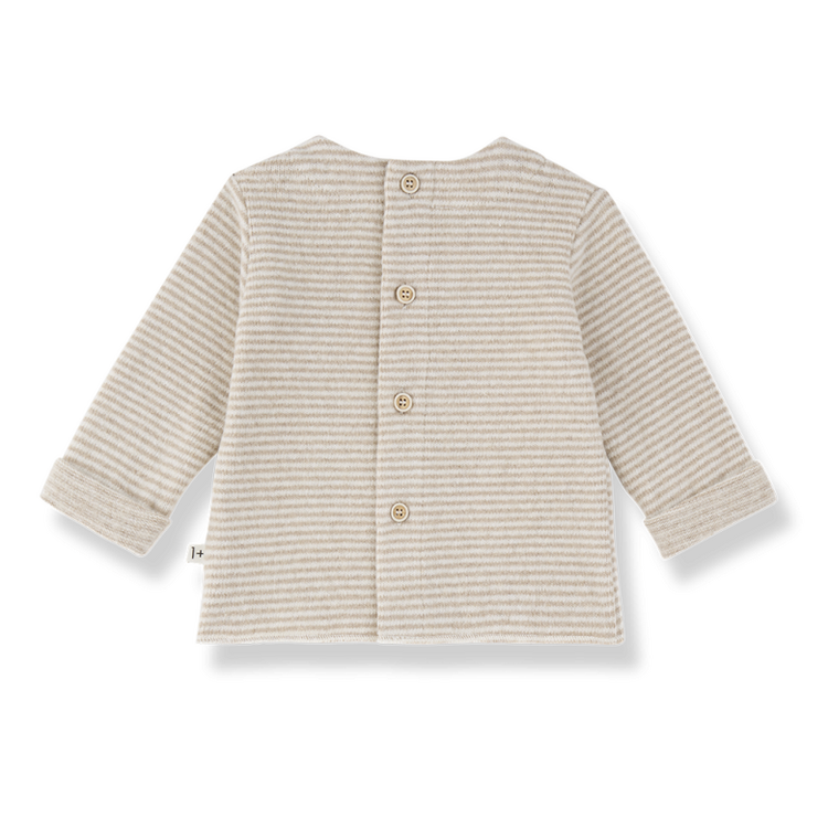 1+ in the family Belfort L.Sleeve Pocket T-shirt - Beige