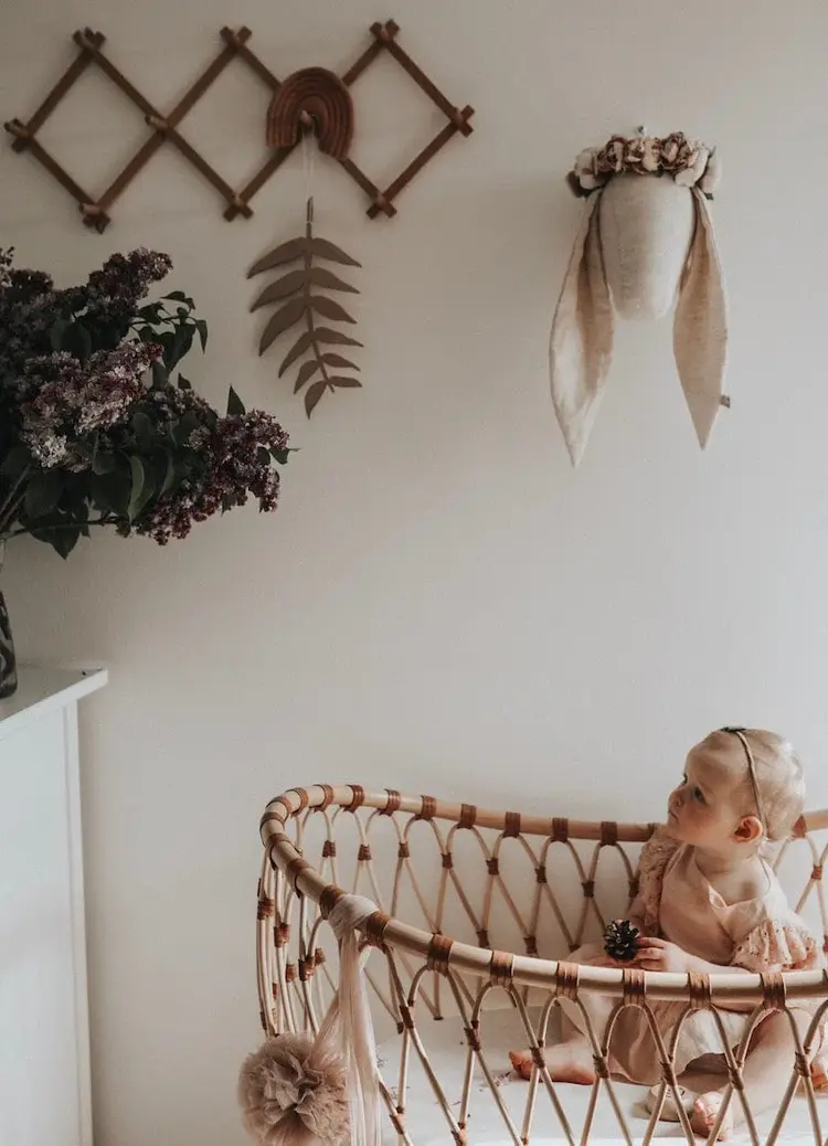 Bermbach Handcrafted Babycrib Emil incl. Mattress