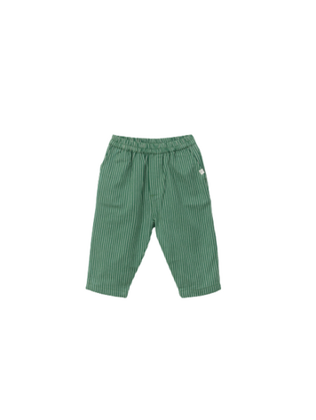 Arsène & Les Pipelettes Pantalon Rayures - Vert