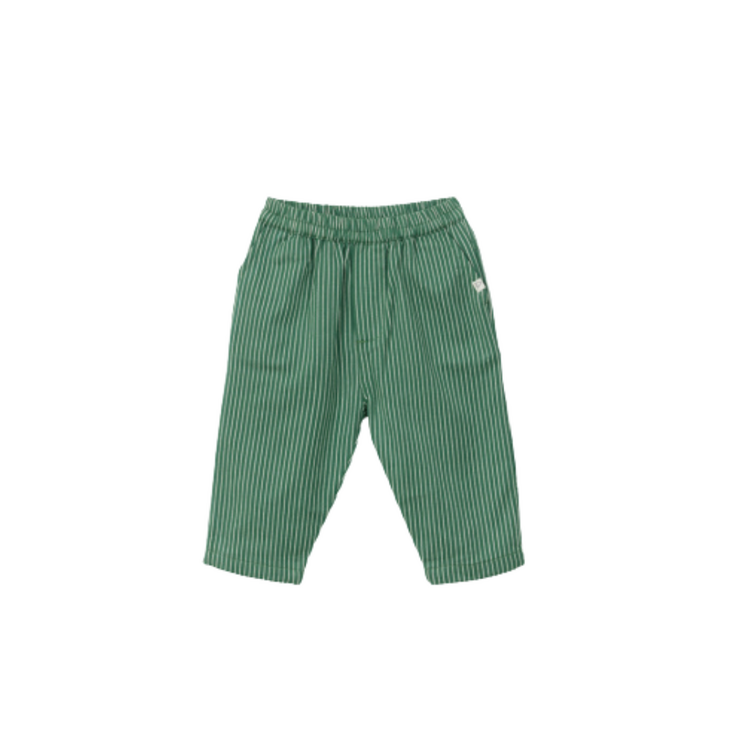 Arsène & Les Pipelettes Pantalon Rayures - Vert