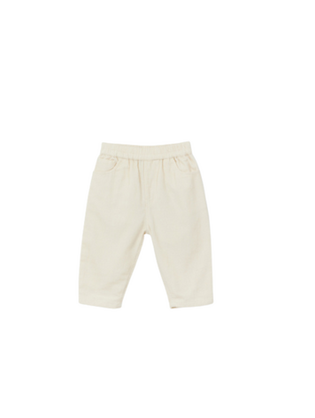 Arsène & Les Pipelettes Pantalon Velours Fin - Ecru