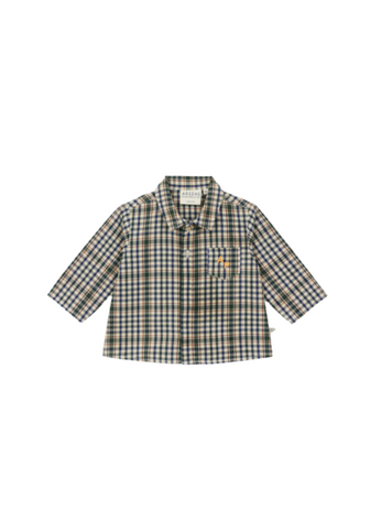Arsène & Les Pipelettes Blouse Carreaux - Vert