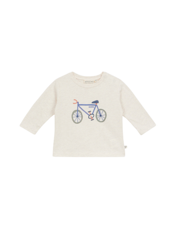Arsène & Les Pipelettes T-shirt Velo - Sable Chine