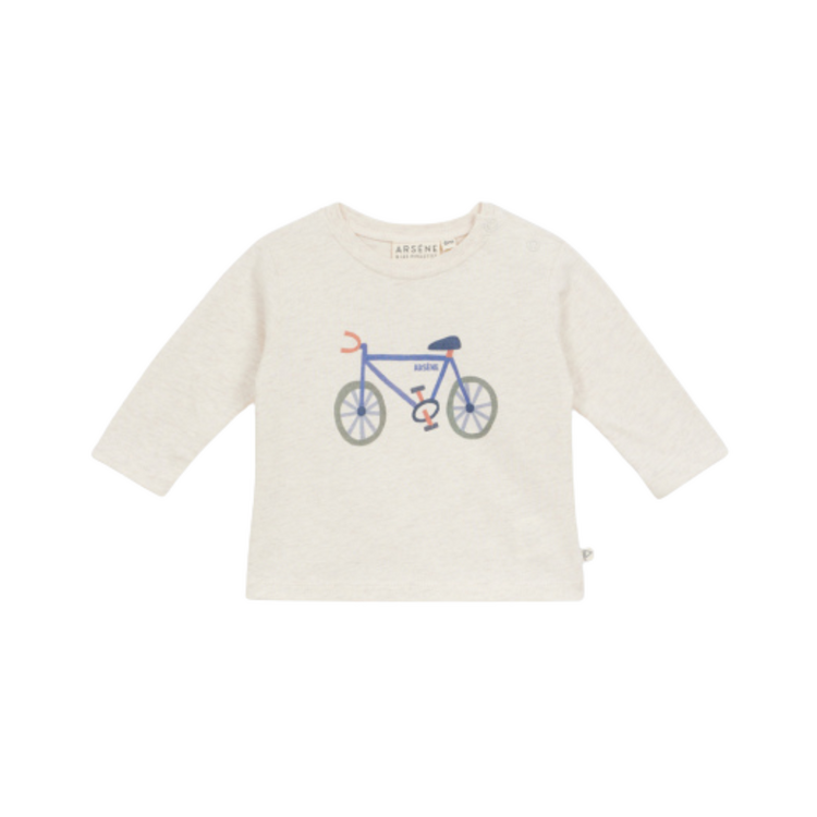 Arsène & Les Pipelettes T-shirt Velo - Sable Chine