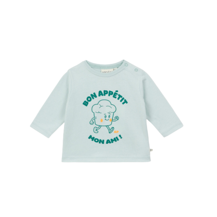 Arsène & Les Pipelettes T-shirt Bon Appetit - Ice