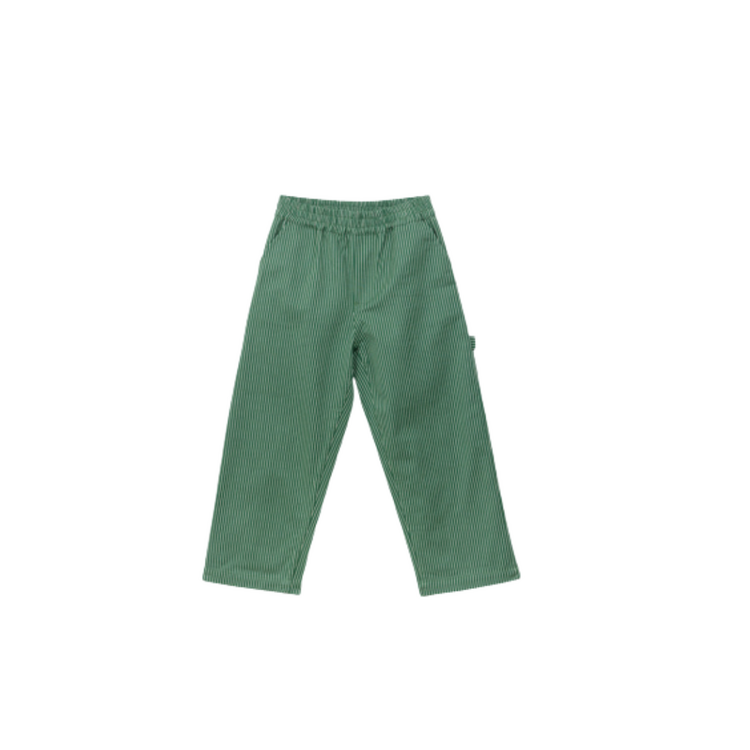 Arsène & Les Pipelettes Pantalon Rayures - Vert
