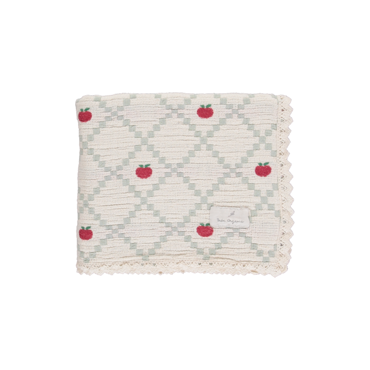 Bebe Organic Apple Blanket - Apple Patchwork