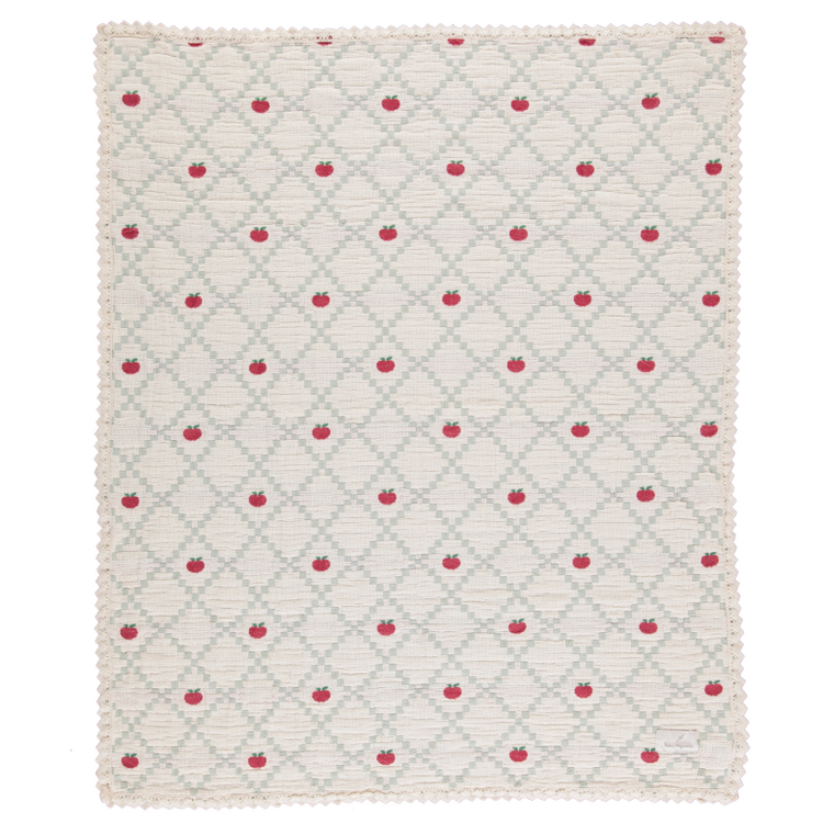 Bebe Organic Apple Blanket - Apple Patchwork