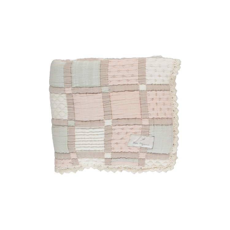 Bebe Organic Mai Blanket - Mellow Patchwork