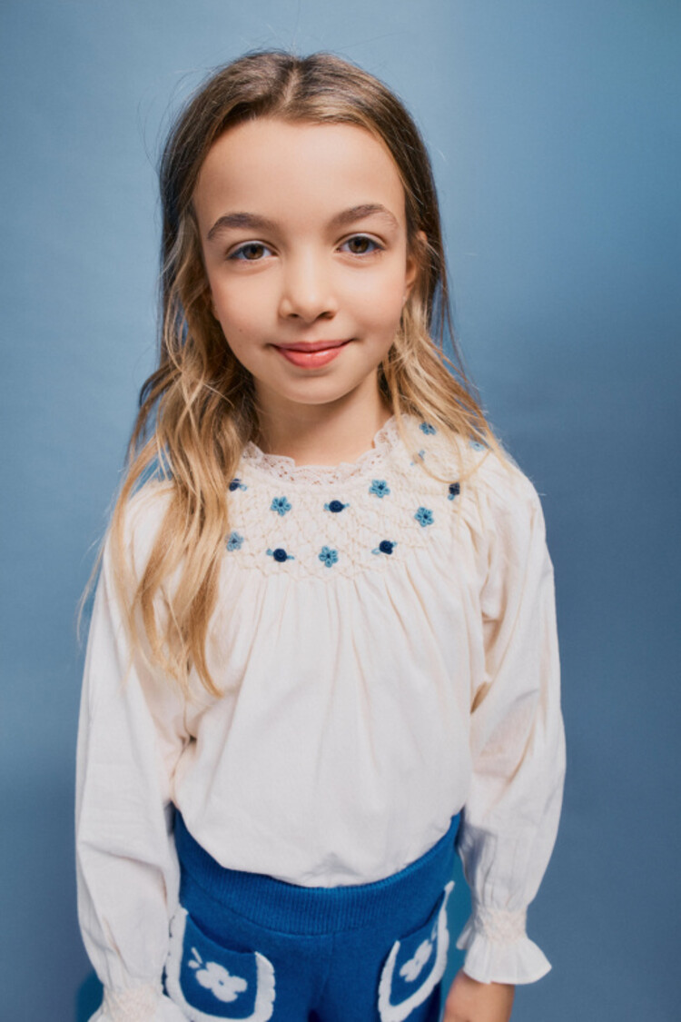 Bebe Organic Celestia Blouse - Natural Dobby