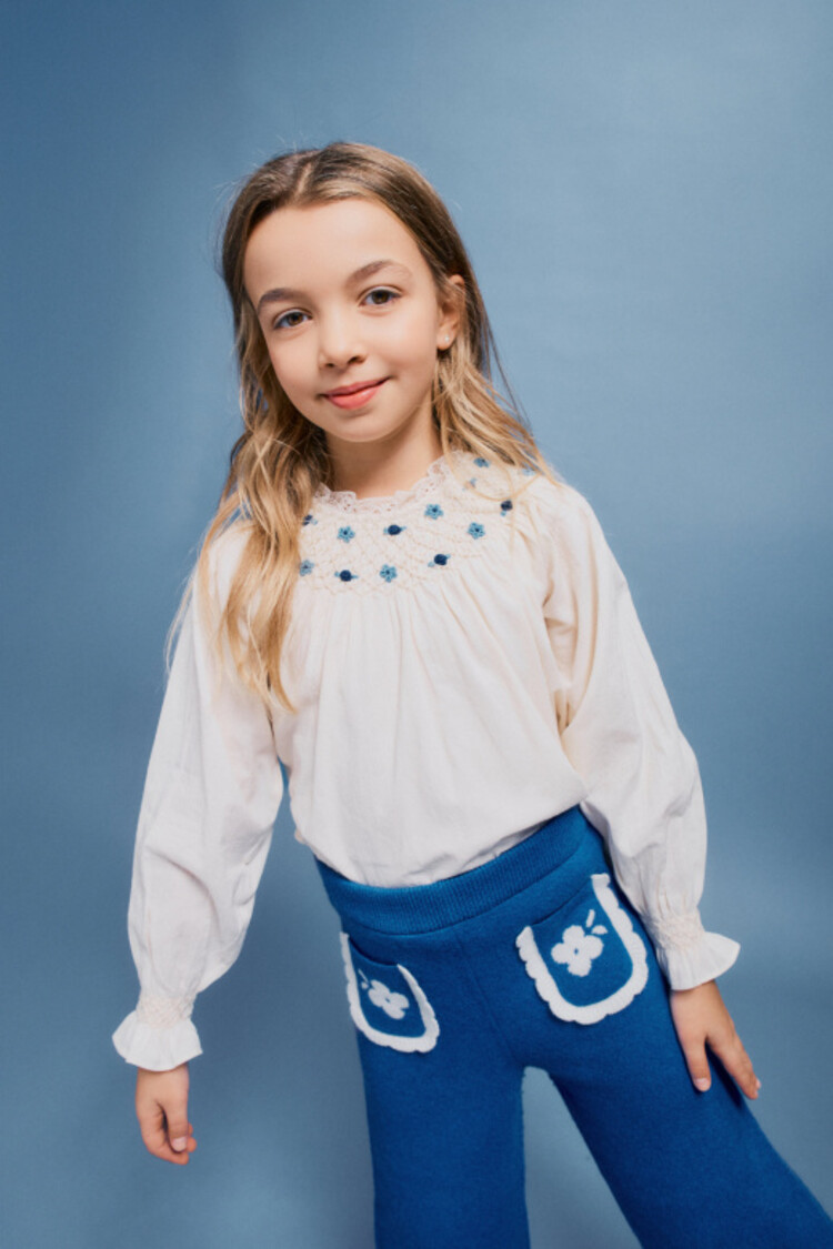 Bebe Organic Celestia Blouse - Natural Dobby