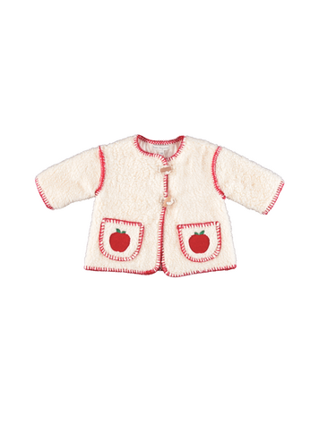 Bebe Organic Apple Baby Coat - Sherpa