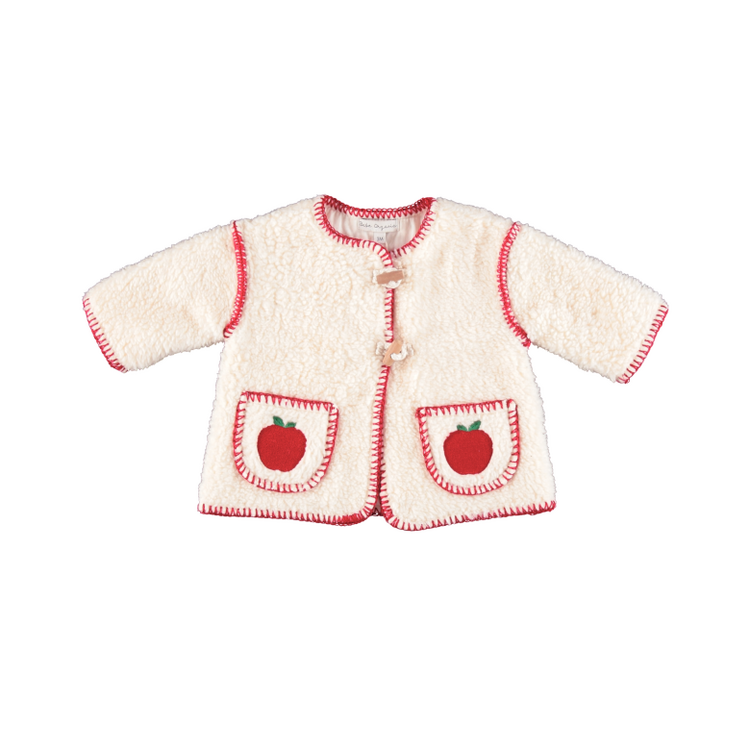 Bebe Organic Apple Baby Coat - Sherpa
