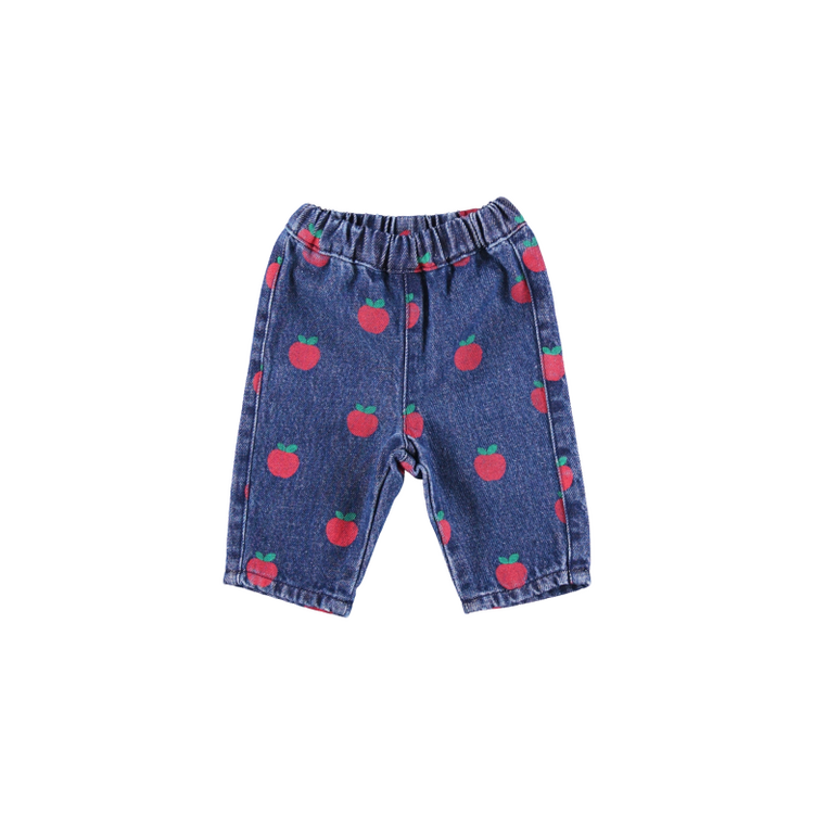 Bebe Organic Minnie Baby Pants - Apple Denim