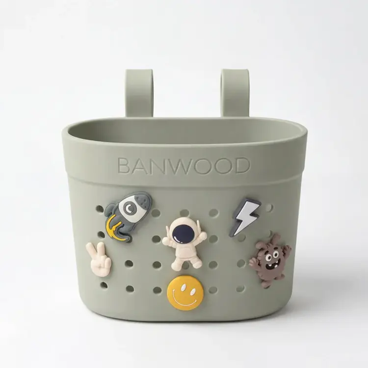 Banwood Pin & Ride Basket - Olive