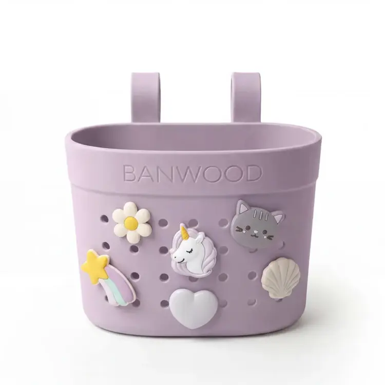 Banwood Pin & Ride Basket - Lavender